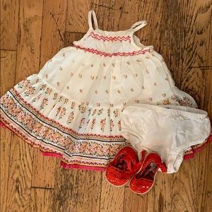 Baby Gap Baby Girl Floral Tiered Dress